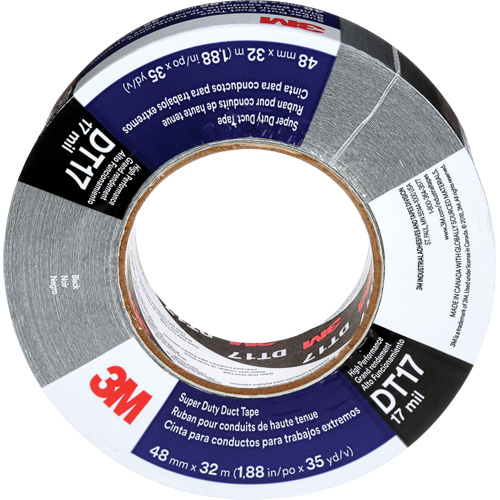 Ruban adh&eacute;sif super robuste DT17, 17 mils, Noir, 48 mm (2") x 32 m (105') St. Lawrence Industrial & Safety Supply
