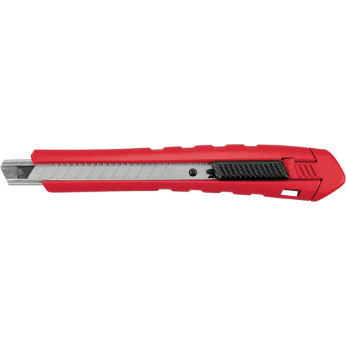 Snap-Off Knife, 9 mm, Carbide, Rubber/Polypropylene Handle St. Lawrence Industrial & Safety Supply