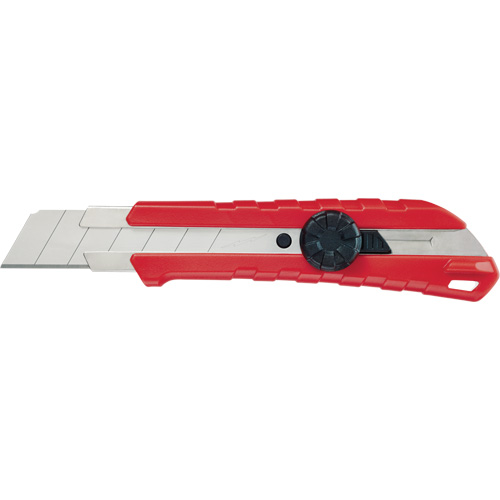 Snap-Off Knife, 25 mm, Carbide, Rubber/Polypropylene Handle St. Lawrence Industrial & Safety Supply
