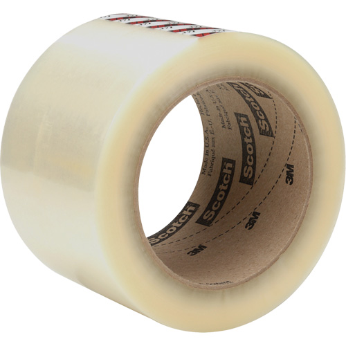 Scotch&reg; Box Sealing Tape 371, Rubber Adhesive, 1.2 mils, 72 mm (2-4/5") x 100 m (328') St. Lawrence Industrial & Safety Supply