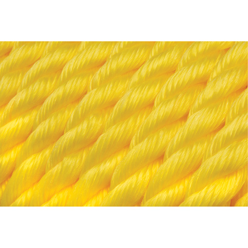 Corde jaune tress&eacute;e, Polypropyl&egrave;ne, 300' St. Lawrence Industrial & Safety Supply