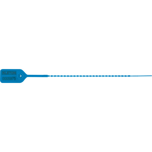 Standard-Duty Security Seal, 9", Plastic, Pull-Through St. Lawrence Industrial & Safety Supply
