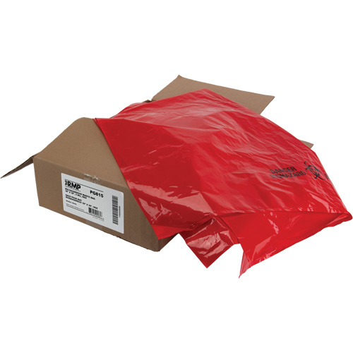 Sacs &agrave; d&eacute;chets, Biorisque, 38" lo x 30" la, 2 mils St. Lawrence Industrial & Safety Supply