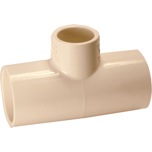 Raccord en T Flowguard Gold, R&eacute;ducteur, PVC-C, 1" x 1/2" x 3/4" St. Lawrence Industrial & Safety Supply