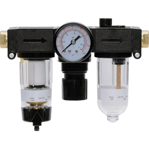 Filtre, d&eacute;tendeur & lubrificateur Modulair 200, 1/4" NPTF St. Lawrence Industrial & Safety Supply