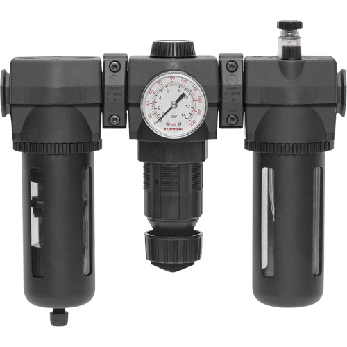 Filter, Regulator & Lubricator Modulair 400 with Manual Drain & Standard Bowl, 3/4" NPTF St. Lawrence Industrial & Safety Supply