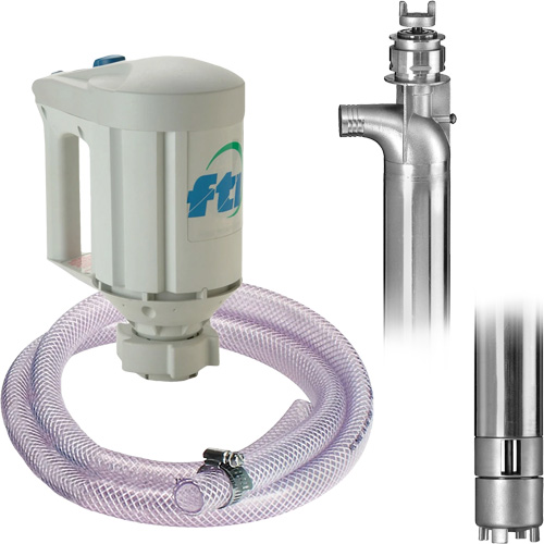 PFS-40 Drum Pump Kit with M3V Motor, Stainless Steel St. Lawrence Industrial & Safety Supply