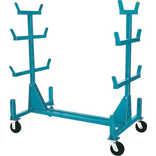 Supports mobiles pour tuyaux & barres, Acier, 34" la x 61" p x 58" h, Capacit&eacute; de 1000 lb St. Lawrence Industrial & Safety Supply