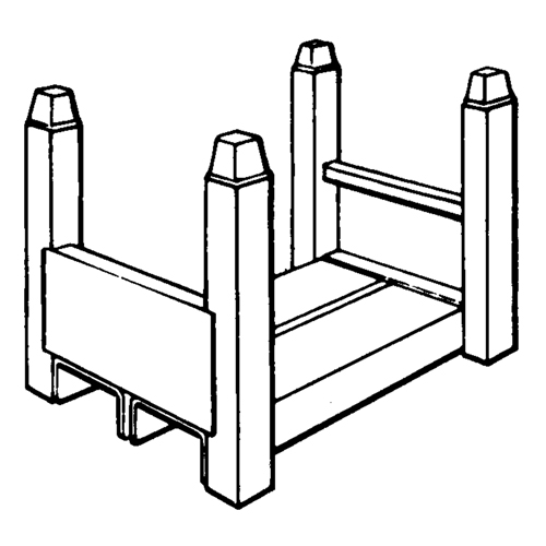Supports empilables mobiles, 16" la x 26" p, Capacit&eacute; de 7500 lb St. Lawrence Industrial & Safety Supply