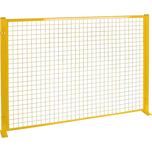 Protecteur de p&eacute;rim&egrave;tre de style treillis, 4' h x 8' la, Jaune St. Lawrence Industrial & Safety Supply