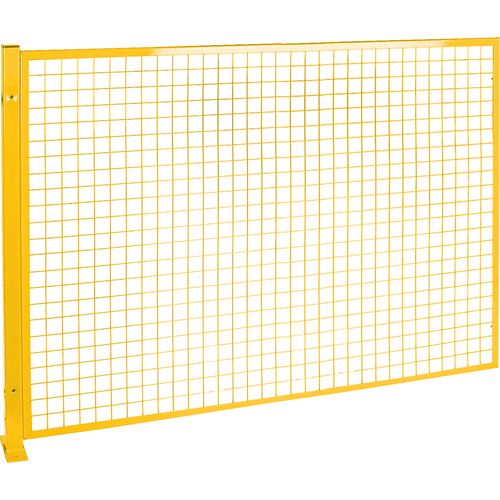 Protecteur de p&eacute;rim&egrave;tre de style treillis, 4' h x 8' la, Jaune St. Lawrence Industrial & Safety Supply