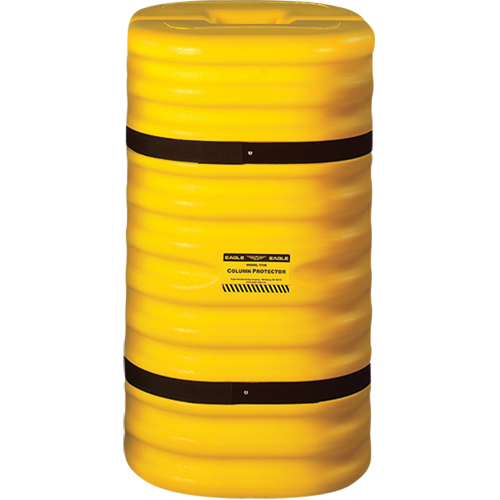 Column Protector, 10" x 10"/10" x 10 " Inside Opening, 24" L x 24" W x 42" H, Yellow St. Lawrence Industrial & Safety Supply