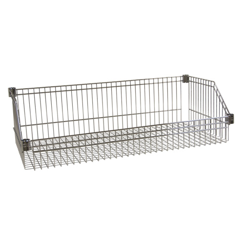 Wire Basket Shelf, 18" W x 36" D, 400 lbs. Capacity St. Lawrence Industrial & Safety Supply