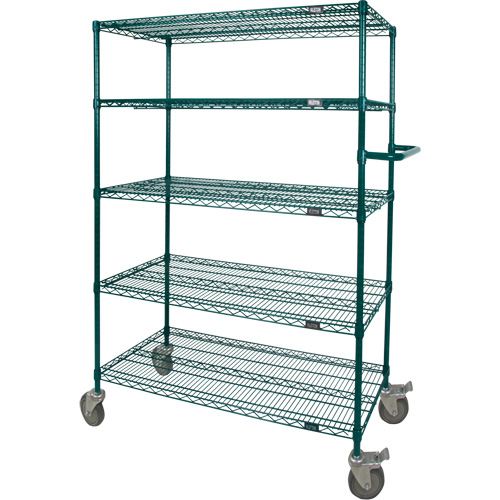 Chariot en treillis m&eacute;tallique &agrave; pousser, Fini &eacute;poxy, 36" x 69" x 24", Capacit&eacute; 600 lb St. Lawrence Industrial & Safety Supply