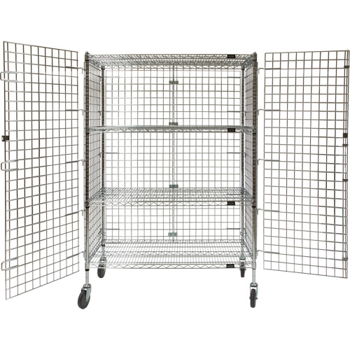 Chariot de s&eacute;curit&eacute;, Chrom&eacute;, 48" x 69" x 24", Capacit&eacute; 500 lb St. Lawrence Industrial & Safety Supply