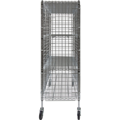 Chariot de s&eacute;curit&eacute;, Chrom&eacute;, 60" x 69" x 24", Capacit&eacute; 500 lb St. Lawrence Industrial & Safety Supply