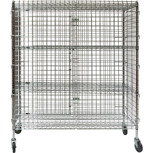 Chariot de s&eacute;curit&eacute;, Chrom&eacute;, 60" x 69" x 24", Capacit&eacute; 500 lb St. Lawrence Industrial & Safety Supply
