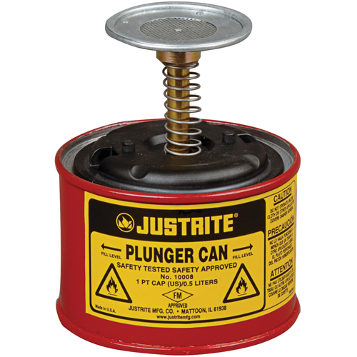Bidons plongeurs, Capacit&eacute; de 1 chopine St. Lawrence Industrial & Safety Supply