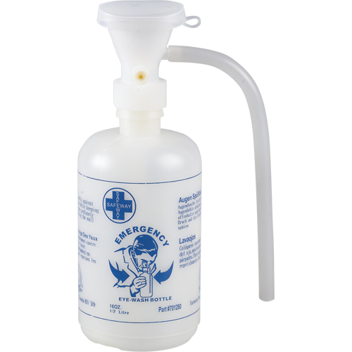 Accessoires pour poste de douche oculaire - Gouttes ophtalmiques, bouteille vide St. Lawrence Industrial & Safety Supply