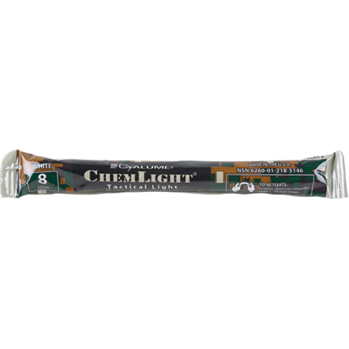 B&acirc;tons de s&eacute;curit&eacute; luminescents Cyalume 6", Blanc, Dur&eacute;e 8 h St. Lawrence Industrial & Safety Supply