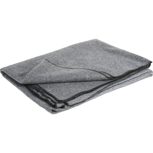 Flame-Resistant Wool Blanket, Wool, 84"L x 66"W St. Lawrence Industrial & Safety Supply