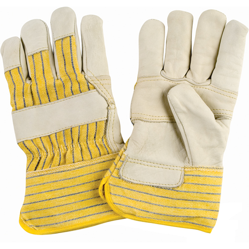 Gants d'ajusteur doubl&eacute;s pour l'hiver &agrave; paume renforc&eacute;e, T-Grand, Paume en Cuir fleur de vache, Doublure en Molleton de coton St. Lawrence Industrial & Safety Supply