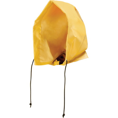 Capuchon imperm&eacute;ables Neo-slick r&eacute;sistants aux produits chimiques & &agrave; l'acide, Taille unique, Jaune, PVC St. Lawrence Industrial & Safety Supply