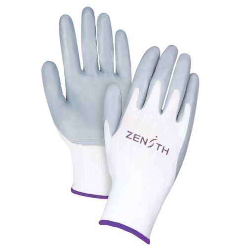 Gants l&eacute;gers enduits et respirants, 6/T-petit, R&ecirc;vetement Mousse de nitrile, Calibre 13, Enveloppe en Polyester St. Lawrence Industrial & Safety Supply