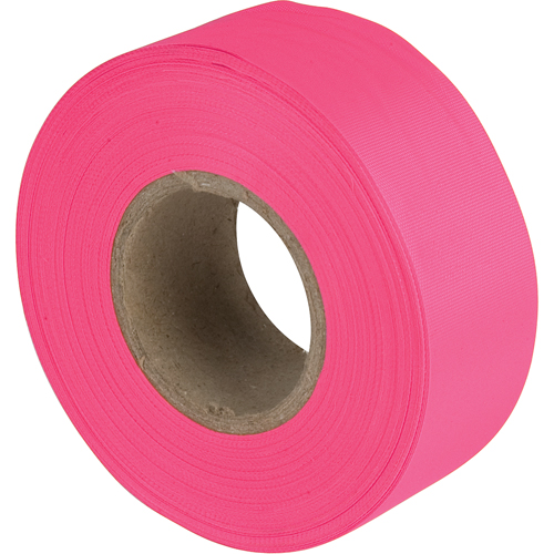 Flagging Tape, 1.1875" W x 150' L, Fluorescent Pink St. Lawrence Industrial & Safety Supply
