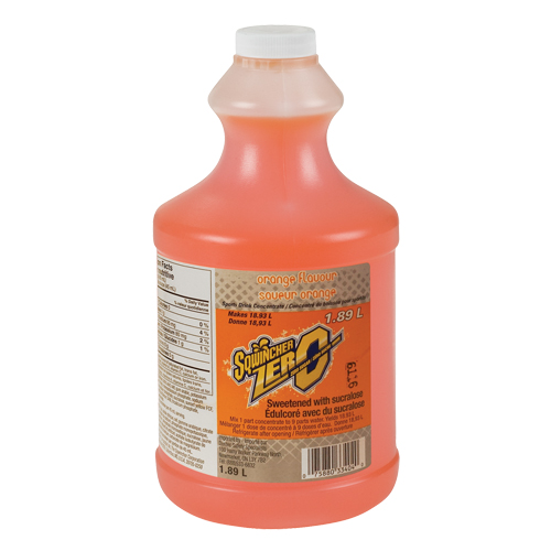 Sqwincher&reg; Boisson de r&eacute;hydratation ZERO, Concentr&eacute;, Orange St. Lawrence Industrial & Safety Supply