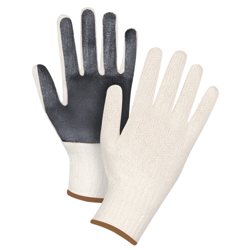 Palm-Coated String Knit Gloves, Poly/Cotton, Single Sided, 7 Gauge, Large St. Lawrence Industrial & Safety Supply