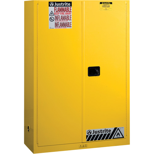 Armoires Sure-Grip EX pour produits inflammables, 45 gal., 2 Porte(s), 43" La x 65" h x 18" p St. Lawrence Industrial & Safety Supply