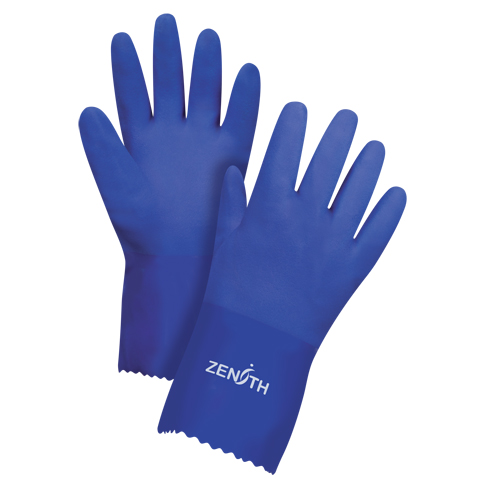 Gants ultra flexible, Taille T-Grand/10, 12" lo, PVC, Doublure en Interlock, 45 mils St. Lawrence Industrial & Safety Supply