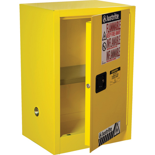 Armoire de s&eacute;curit&eacute; compacte pour produits inflammables EX Sure-Grip, 12 gal., 1 Porte(s), 23,25" La x 35" h x 18" p St. Lawrence Industrial & Safety Supply