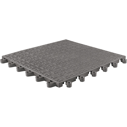 Tapis ErgoDeck Soft No 566, PVC, 1-1/2' la c, 1-1/2' lo, 7/8" &eacute;paisseur, Charbon St. Lawrence Industrial & Safety Supply