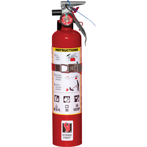 Extincteur d'incendie, ABC, Capacit&eacute; 2,5 lb St. Lawrence Industrial & Safety Supply