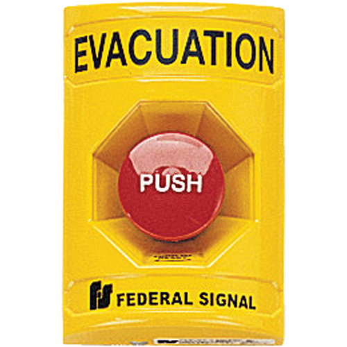 Poste &agrave; bouton-pression - POUR ACTIVATION ANTIVANDALISME DE DISPOSITIFS D'URGENCE St. Lawrence Industrial & Safety Supply