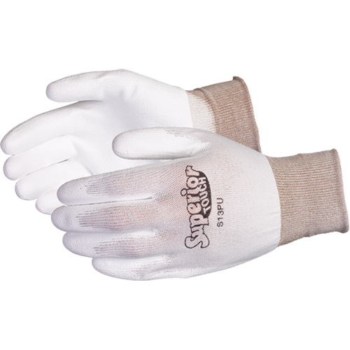 Superior Touch&reg; Coated Gloves, 7/Small, Polyurethane Coating, 13 Gauge, Nylon Shell St. Lawrence Industrial & Safety Supply