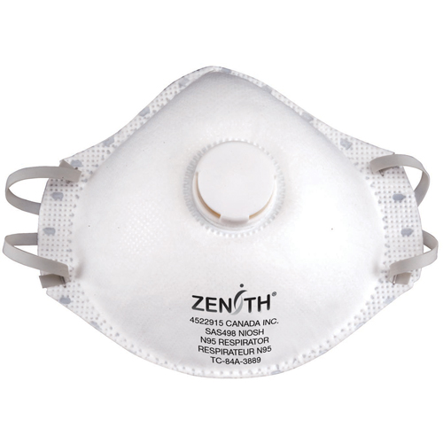 Respirateur contre les particules, N95, Certifi&eacute; NIOSH, Moyen/grand St. Lawrence Industrial & Safety Supply