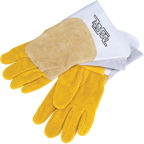 Gants de soudage pour pipelinier, Cuir de vache refendu, Taille Grand St. Lawrence Industrial & Safety Supply