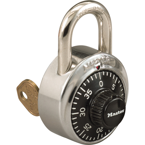 Padlock, Combination, Hardened Steel, 1-7/8" Width St. Lawrence Industrial & Safety Supply