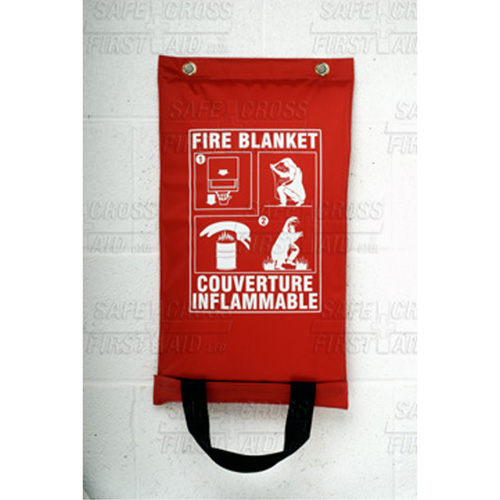 Fire Blanket, Fibreglass, 72"L x 59"W St. Lawrence Industrial & Safety Supply