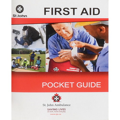 Guides de premier soins de l'ambulance Saint-Jean St. Lawrence Industrial & Safety Supply