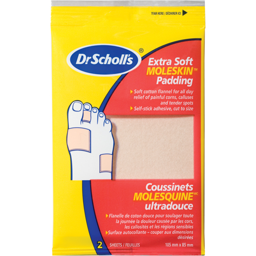Tampons Moleskin Plus de Dr Scholl's St. Lawrence Industrial & Safety Supply