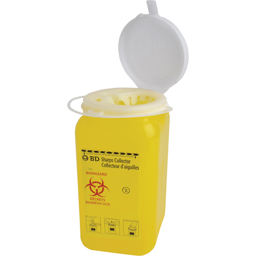 Boîtes pour objets pointus & tranchants BD, Capacit&eacute; de 1,4 L  St. Lawrence Industrial & Safety Supply