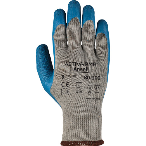 Gants ActivArmr 80-100, 8/Moyen, R&ecirc;vetement Latex de caoutchouc, Calibre 10, Enveloppe en Polyester/Coton St. Lawrence Industrial & Safety Supply