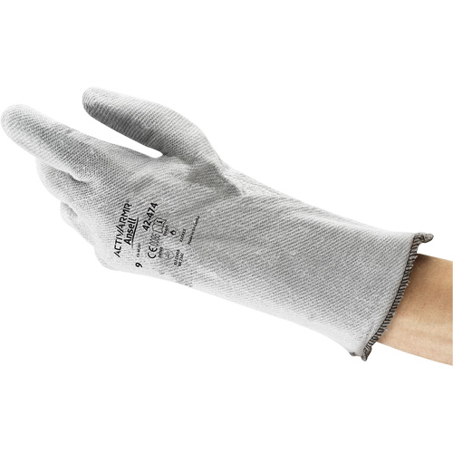 Gants souples Crusader 42-474, Nitrile, T-Grand, Prot&egrave;ge jusqu'&agrave; 400° F (204° C) St. Lawrence Industrial & Safety Supply