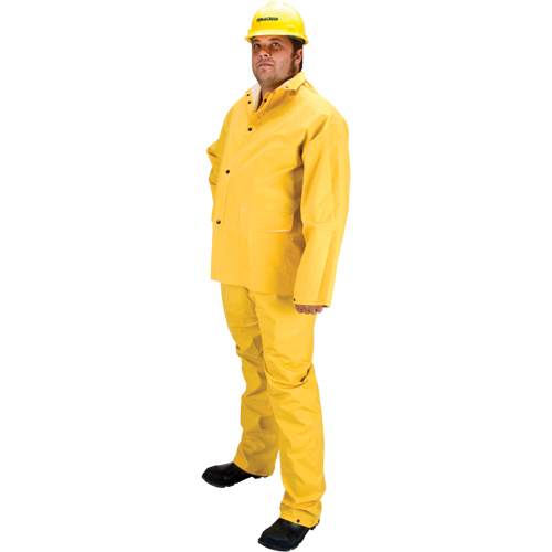 RZ600 Flame Resistant Rain Suit, Large, Yellow St. Lawrence Industrial & Safety Supply