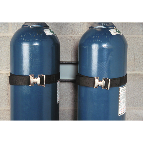 Wall Mount Double Gas Cylinder Support Bracket St. Lawrence Industrial & Safety Supply