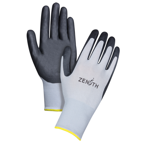 Gants l&eacute;gers enduits et respirants, 11/2T-Grand, R&ecirc;vetement Mousse de nitrile, Calibre 13, Enveloppe en Polyester St. Lawrence Industrial & Safety Supply